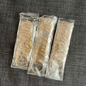 Gold Infinity Knot Napkin Rings Brand NEW 36 pc